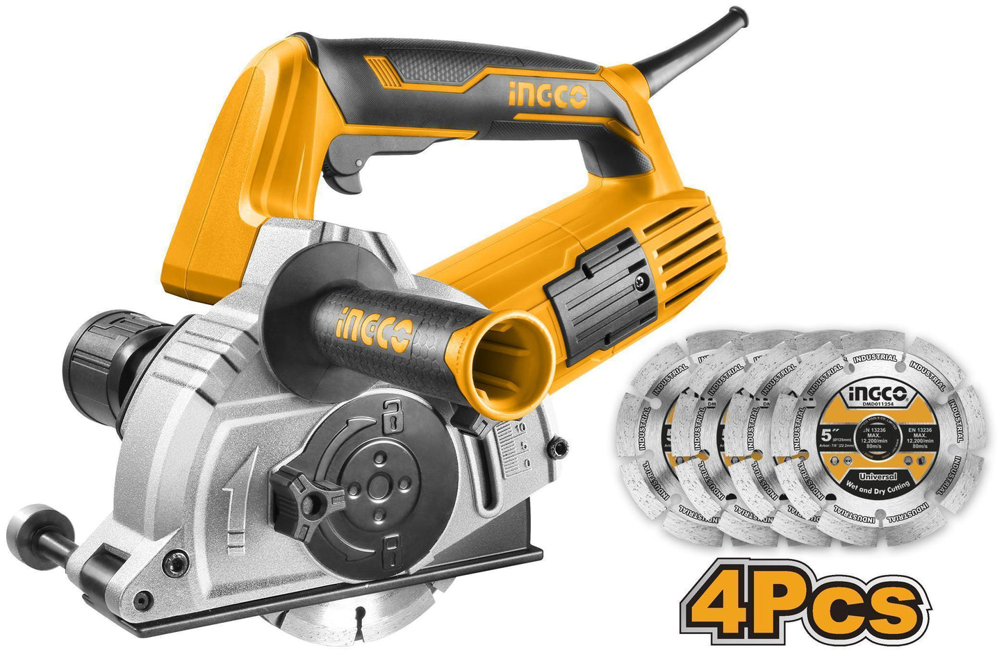 ACANALADORA 4 DISCOS 1500W 8500 RPM INGCO WLC15008