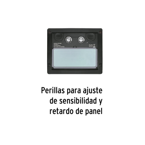Máscara electrónica de oscurecimiento automático semiprofesional, PRETUL