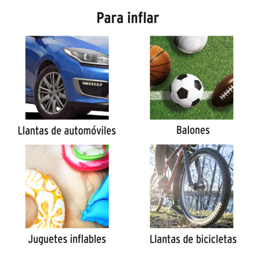 Compresor de aire 12 V portátil para auto, 12 V