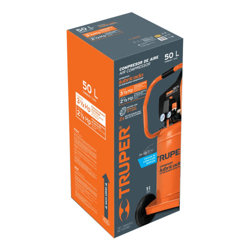 Compresora vertical 50 L, 3-1/2 HP (potencia máxima), 220 V