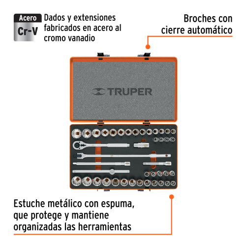 Juego de 42 piezas, mixto Truper