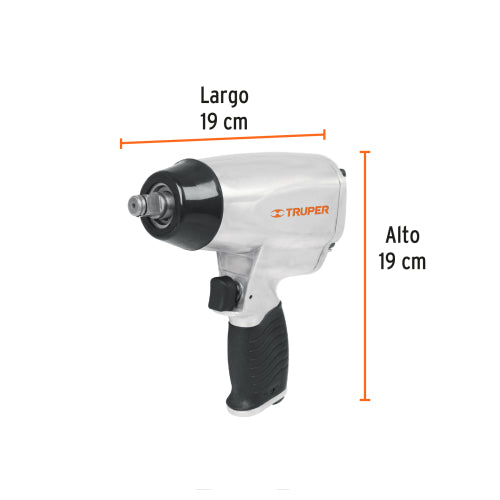 Kit de llave de impacto 1/2", Truper