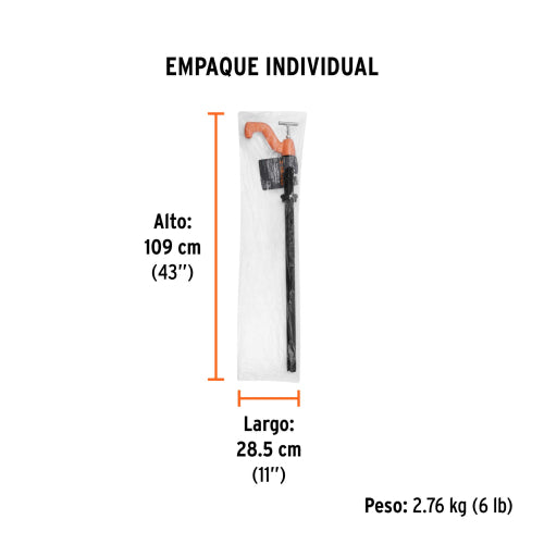 Bomba extractora de solventes con manija tipo "T", Truper