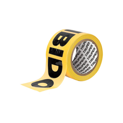 Cinta de seguridad Rollo de 100 m Truper "Prohibido", Truper