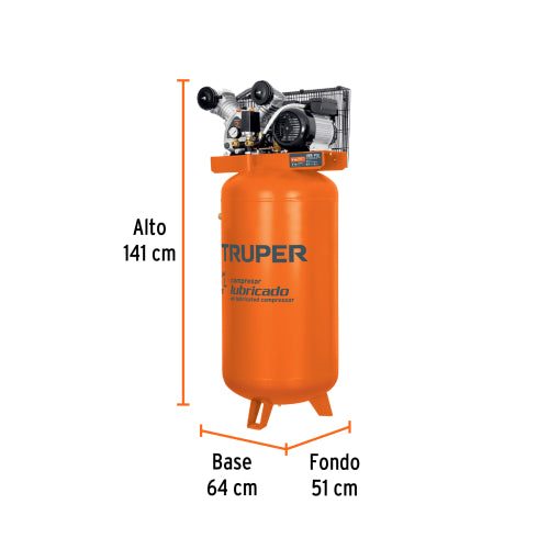 Compresora vertical 180 L, 4 HP (máx) 220 V, clavija europea