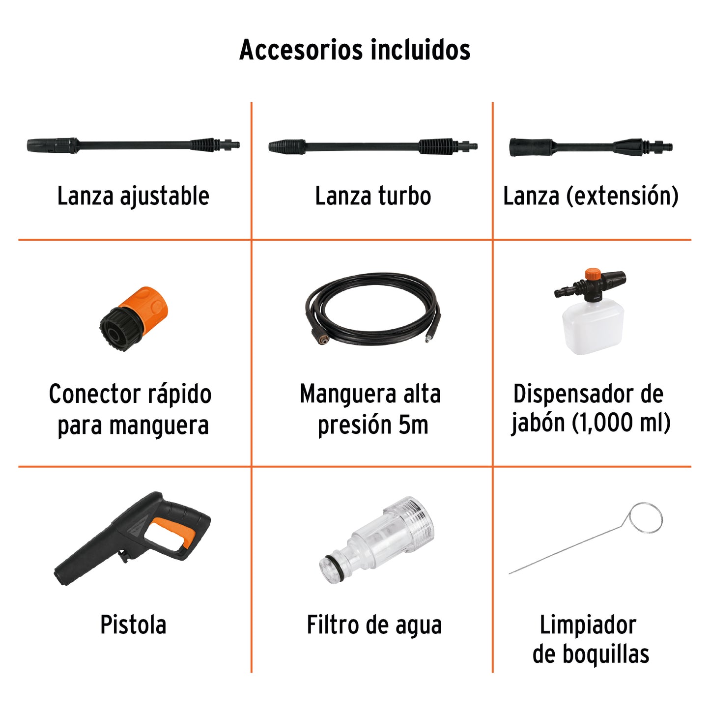 Hidrolavadora eléctrica 1800 PSI, Truper + 10m de manguera