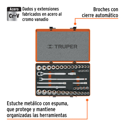 Juego de 42 piezas, mixto Truper