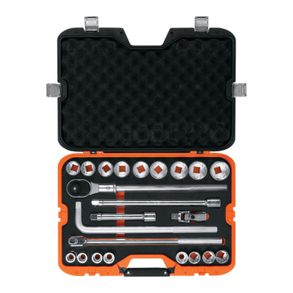 Juego de 23 herramientas cuadro 3/4" std para mecánico