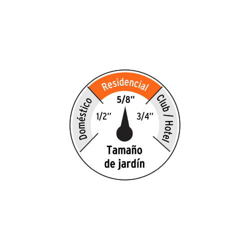 Manguera reforzada 3 capas 5/8" en rollo de 100 m, Truper