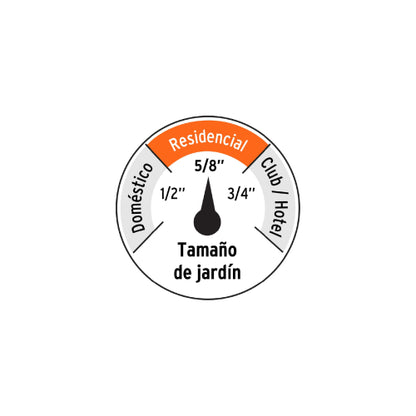 Manguera reforzada 3 capas 5/8" en rollo de 100 m, Truper