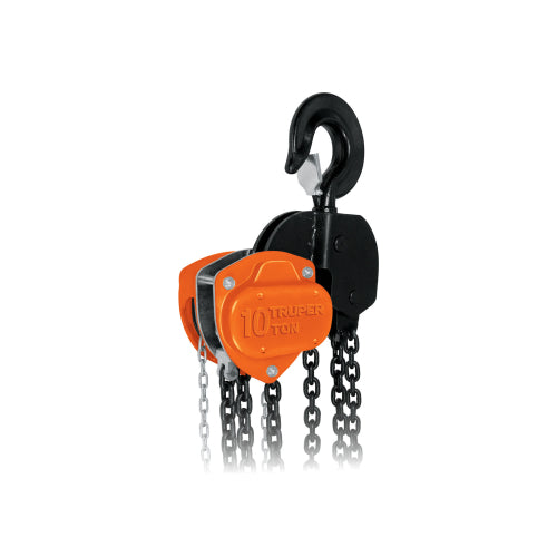 Tecle industrial de cadena, 10 toneladas, Truper