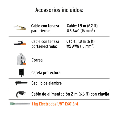 Soldadora inversora 160A, 220V, TRUPER