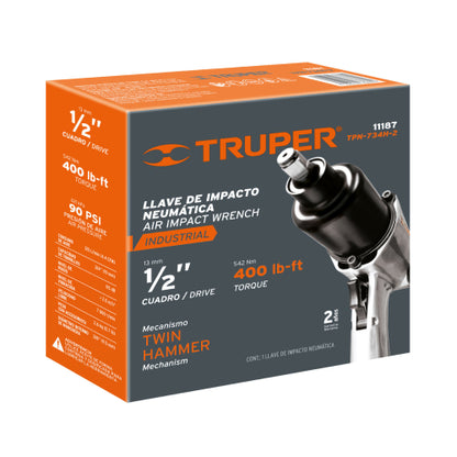 Llave (pistola) de impacto industrial, Truper