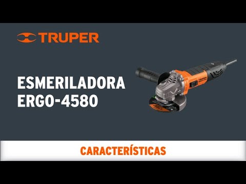 Esmeriladora angular 4-1/2" 850 W, ERGO-PRO, Truper